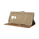 Rixus Bookcase pour Samsung Galaxy A8 (2018) Marron clair
