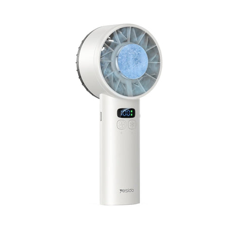 Ventilateur Portable avec Écran Numérique YESIDO YF-18 - Blanc