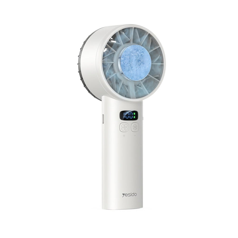 Ventilateur Portable avec Écran Numérique YESIDO YF-18 - Blanc