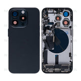 Boîtier avec petites pièces en titane noir OEM pour Apple iPhone 15 Pro
