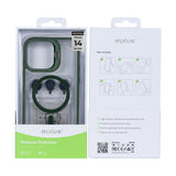 Étui Rixus Classic 03 avec MagSafe pour Apple iPhone 14 Pro Max vert foncé