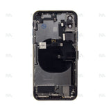 Boîtier pour Apple iPhone X avec petites pièces, noir, OEM