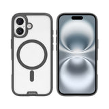 Coque Rixus Crystal Amber pour Apple iPhone 16 - Gris