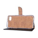 Rixus Bookcase pour Apple iPhone SE (2020) Noir