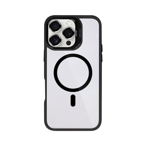 Étui Rixus Classic 03 avec MagSafe pour Apple iPhone 16 Pro Noir