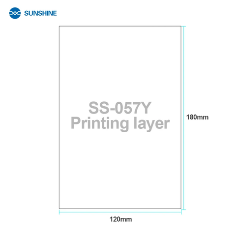 Film d'impression couleur Sunshine SS-057Y DIY (50 pièces)