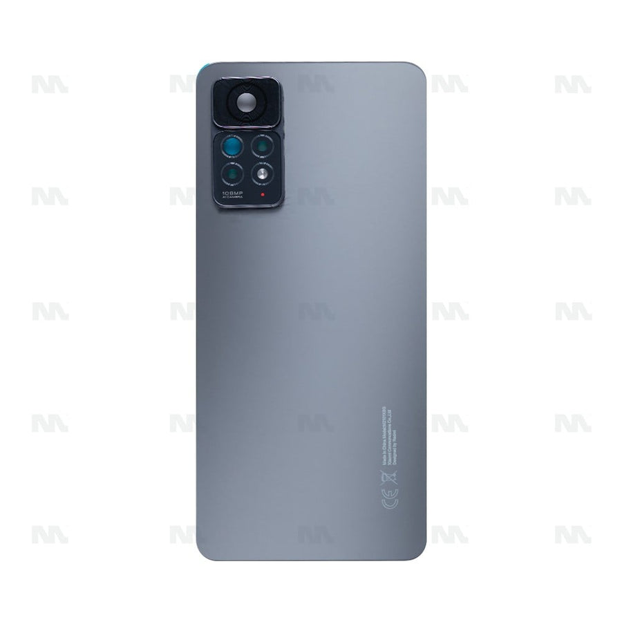 Vitre arrière pour Xiaomi Redmi Note 11 Pro avec objectif gris graphite OEM