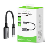 Adaptateur Rixus RXMU24 USB-C vers USB A 3.0 gris sidéral