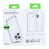Étui antichoc Rixus Armor-X avec MagSafe pour Apple iPhone 17 Air transparent