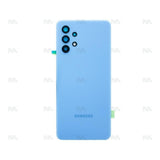 Vitre arrière pour Samsung Galaxy A32 A325F avec objectif Awesome Blue OEM