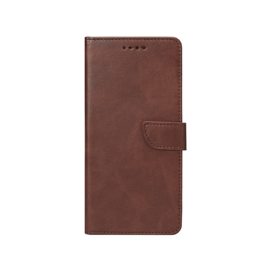 Bibliothèque Rixus pour Samsung Galaxy S25 FE Marron
