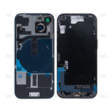 Boîtier avec petites pièces pour Apple iPhone 15 - Noir - OEM