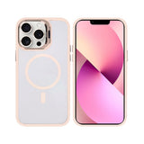 Étui Rixus Classic 03 avec MagSafe pour Apple iPhone 13 Pro Max rose clair