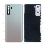 Vitre arrière pour Huawei P40 Lite 5G avec objectif argenté OEM