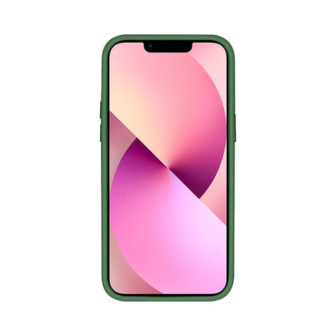 Étui Rixus Classic 03 avec MagSafe pour Apple iPhone 14 vert foncé