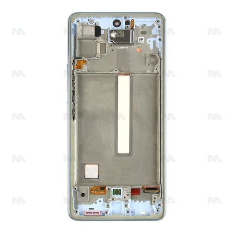 Chassis + Ecran Officiel Service Pack + Vitre pour Samsung Galaxy A53 5G A536B - Bleu