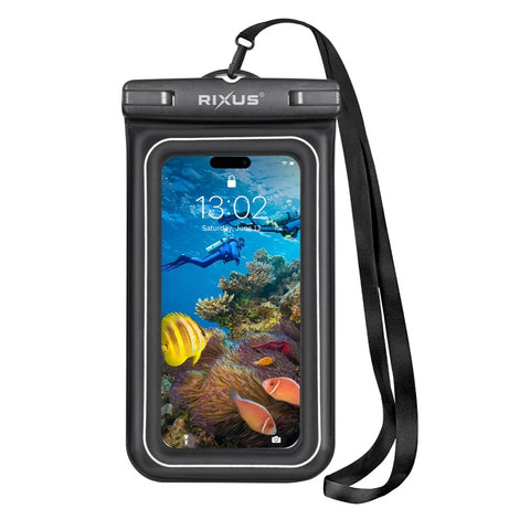 Sac étanche en éponge pour téléphone portable Rixus RXBG20 – Noir