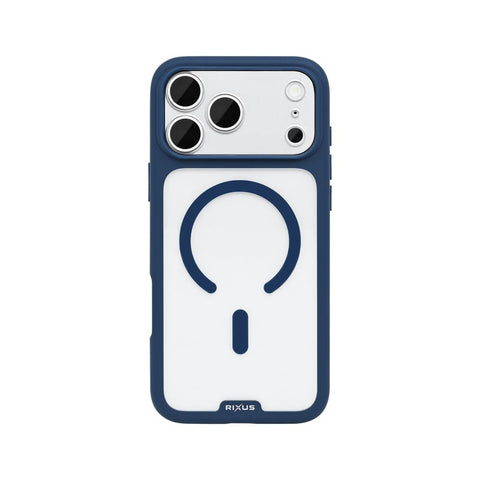 Coque Rixus Crystal Amber pour Apple iPhone 17 Pro Max - Bleu
