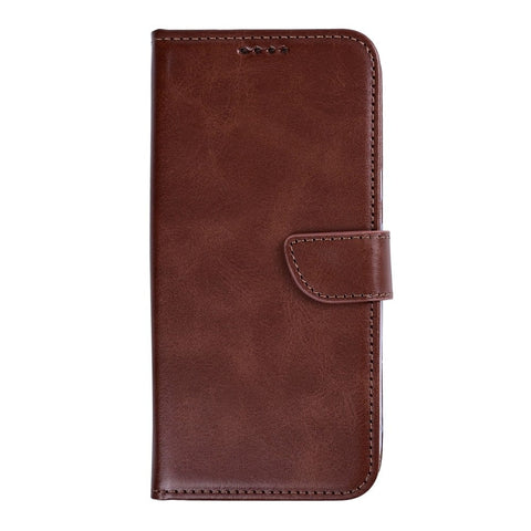 Étui Portefeuille Rixus pour Samsung Galaxy S26 FE - Marron