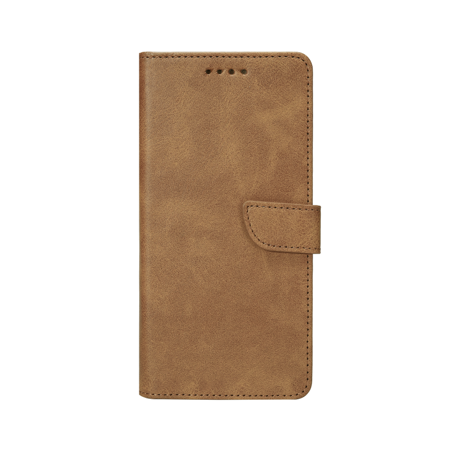 Rixus Bookcase pour Samsung Galaxy A71 4G Marron clair