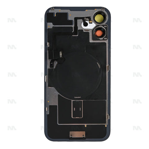 Vitre Arrière avec NFC Grand Trou Compatible pour Apple iPhone 16 Plus - Noir