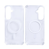 Coque Anti-Choc Rixus Compatible MagSafe Pour Samsung Galaxy S26 FE Transparent