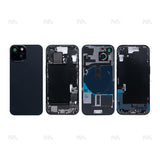Boîtier avec petites pièces pour Apple iPhone 15 - Noir - OEM