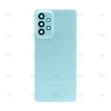 Vitre arrière pour Samsung Galaxy A73 5G A736B avec objectif Awesome Mint OEM