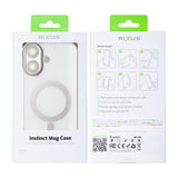 Étui Rixus Instinct Mag pour Apple iPhone 16 Argent