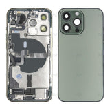 Boîtier pour Apple iPhone 13 Pro avec petites pièces, vert OEM