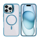 Étui Rixus Classic 03 avec MagSafe pour Apple iPhone 16 Pro bleu clair