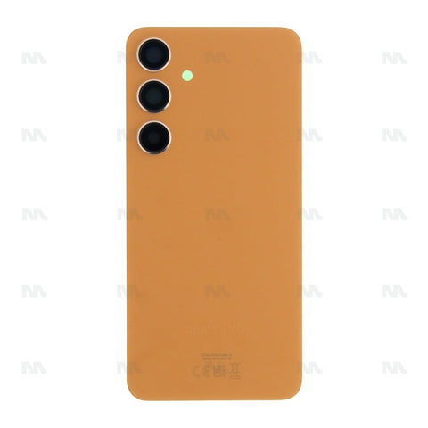 Vitre arrière pour Samsung Galaxy S24 Plus S926B avec objectif Orange grès Original