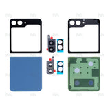 Ensemble de coques arrière avec lentille bleue OEM pour Samsung Galaxy Z Flip5 F731B