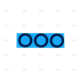 Couvercle d'objectif d'appareil photo pour Samsung Galaxy S25 S931B - Noir - OEM