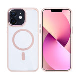 Étui Rixus Classic 04 avec MagSafe pour Apple iPhone 12 rose