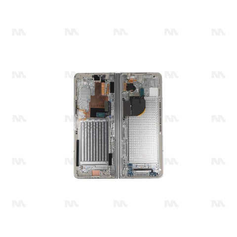 Chassis + Ecran Officiel Service Pack + Vitre pour Samsung Galaxy Z Fold5 F946B - Crème