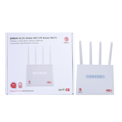 Routeur WiFi ZONCH R6575 CPE avec lumière blanche