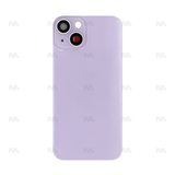 Vitre Arrière sans NFC pour Apple iPhone 14, bloc complet d'appareil photo agrandi Violet Compatible