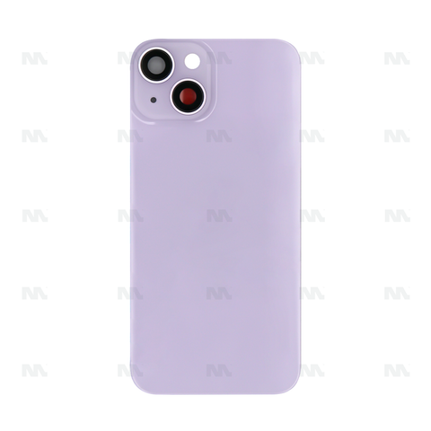 Vitre Arrière sans NFC pour Apple iPhone 14, bloc complet d'appareil photo agrandi Violet Compatible