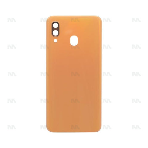 Vitre arrière pour Samsung Galaxy A40 A405F avec objectif corail OEM