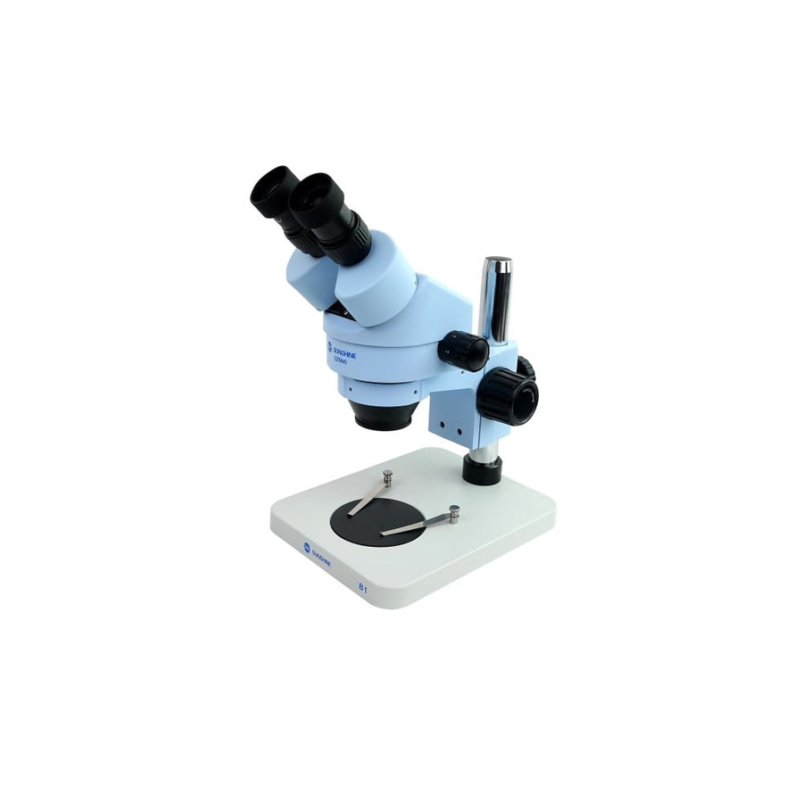 Microscope stéréoscopique HD à zoom continu SUNSHINE SZM45-B1 7X-45X avec jumelles -MNS