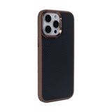 Coque Mag Carbon avec MagSafe pour Apple iPhone 13 Pro - Marron
