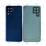 Vitre arrière pour Samsung Galaxy M32 5G M326B avec objectif, noir ardoise, OEM