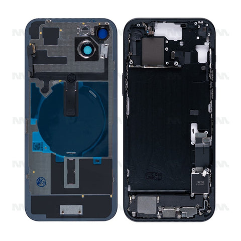 Boîtier avec petites pièces pour Apple iPhone 15 Plus – Noir – OEM