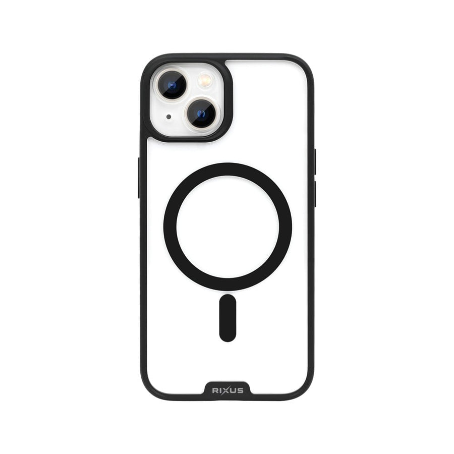 Coque Rixus Crystal Amber pour Apple iPhone 13 - Noir