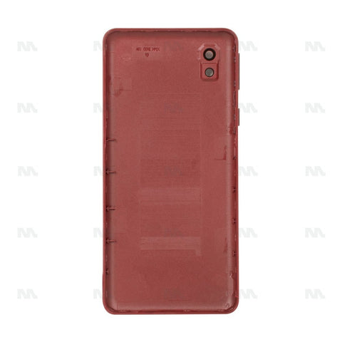 Vitre arrière pour Samsung Galaxy A01 Core A013F avec lentille rouge avec lentille OEM