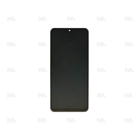 Chassis + Ecran Officiel Service Pack + Vitre pour Samsung Galaxy A22 A225F - Noir