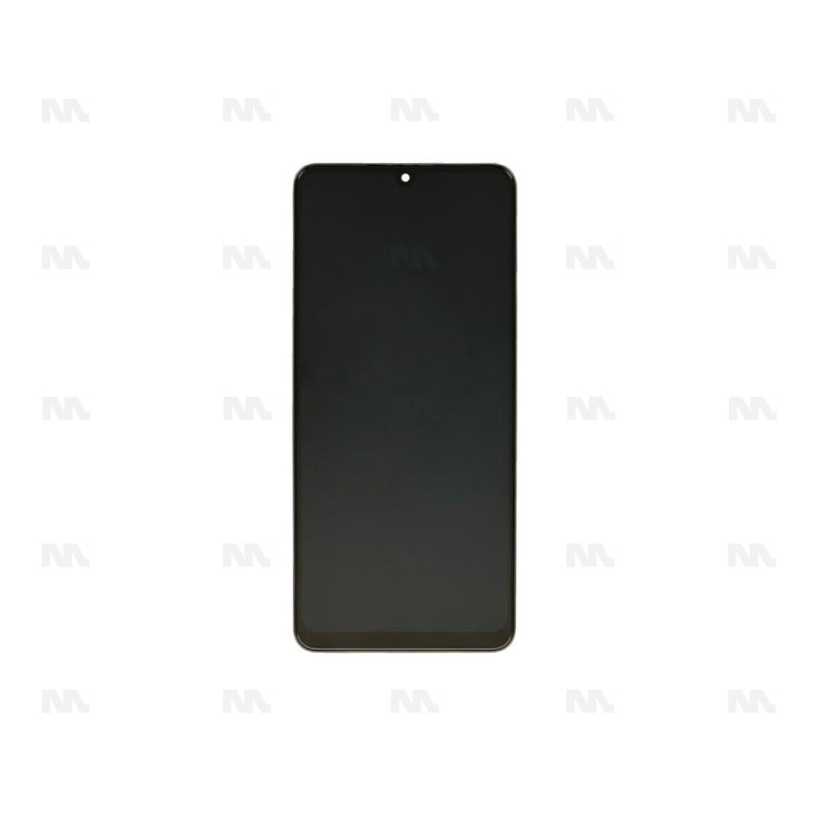 Chassis + Ecran Officiel Service Pack + Vitre pour Samsung Galaxy A22 A225F - Noir