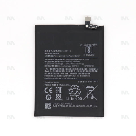 Batterie Xiaomi Redmi Note 6, Note 8, Note 8T (BN46) - OEM
