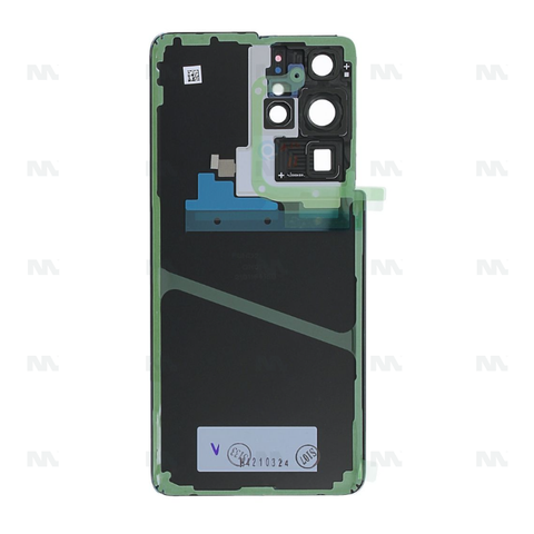 Vitre arrière pour Samsung Galaxy S21 Ultra G998B avec objectif Phantom Navy Original